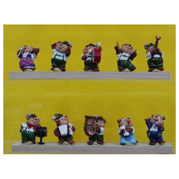 La serie Top ten Teddies 1995 avec 1 bande papier