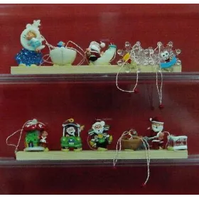 La serie Weihnachrsmotive 2002 avec 6 etiquettes