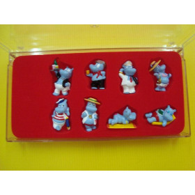 Happy hippos 2001 -  boite plastique vendu sans la série de kinder