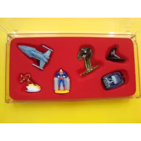 Justice league 2007 -  boite plastique vendu sans la série de kinder