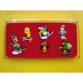 Looney tunes active winter sports 2009 -  boite plastique vendu sans la série de kinder