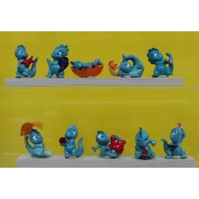 La serie Die drolly dinos 1993 sans bande papier