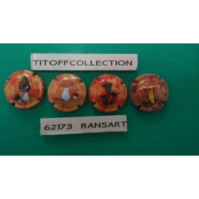 la série de 4 capsules de champagne générique les champignons