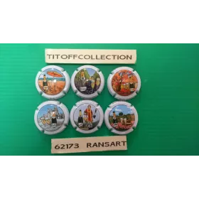 la série de 6 capsules de champagne Générique Les Saisons