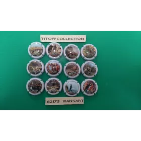 la série de 12 capsules de champagne générique Napolèon