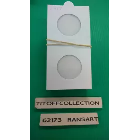 Un paquet de 25 cartons autocollant diamètre 27,5 milimètre