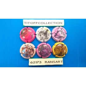 La série de 6 capsules de champagne générique PRINTEMPS