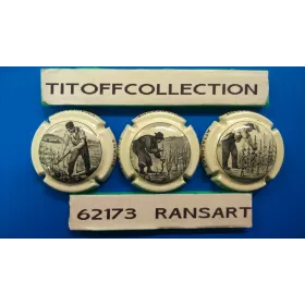 La série de 3 capsules de champagne générique FOND CRÉME