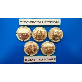 La série de 5 capsules de champagne générique VENDANGES D'AUTREFOIS