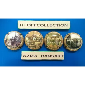 La série de 4 capsules de champagne générique POLYCHROME