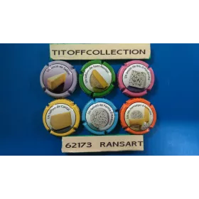 La série de 6 capsules de champagne BRISSON - JONCHERE (PATOIS AUVERGNAT)