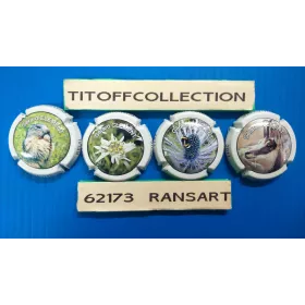 La série de 4 capsules de champagne CLÉMENT GÉRARD 