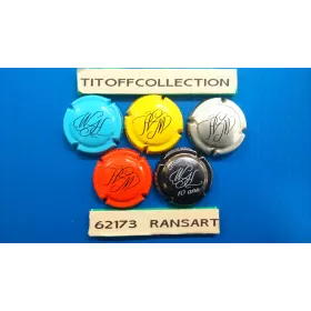 La série de 5 capsules de champagne WARIS HUBERT(9 a 9d)