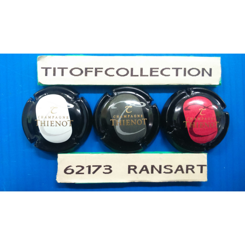 La série de 3 capsules de champagne THIENOT ALAIN(20 a 22)
