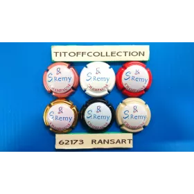 La série de 6 capsules de champagne RÉMY STÉPHANE (S RÉMY)