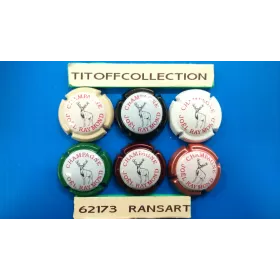 La série de 6 capsules de champagne RAYMOND JOEL (CERF)