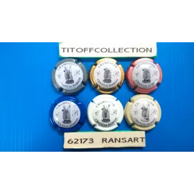 La série de 6 capsules de champagne ROBION CHANTAL (STATUETTES)