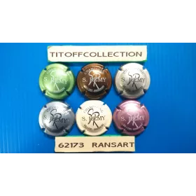 La série de 6 capsules de champagne RÉMY STÉPHANE (SR)