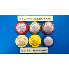 La série de 6 capsules de champagne QUATRESOLS (COLOMBE)