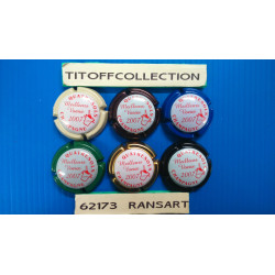 La série de 6 capsules de champagne QUATRESOLS (2007)