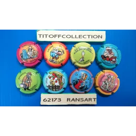 La série de 8 capsules de champagne PESSENET DIDIER 