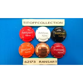 La série de 6 capsules de champagne PETIT JEAN XAVIER