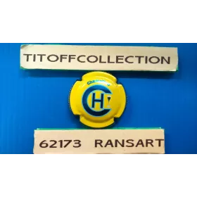 1 capsule de champagne GRELLET DOMINIQUE (JAUNE CONTOUR BLEU)