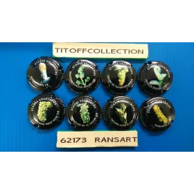 La série de 8 capsules de champagne GILBERT P ET F (STADES VÉGÉTATIFS)