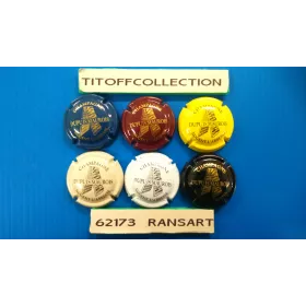 La série de 6 capsules de champagne DUPUIS - MAUROIS (pupitre)