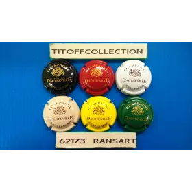 La série de 6 capsules de champagne DAUTREVILLE J.F (ecusson)