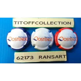 La série de 3 capsules de champagne DRIANT VALENTIN (OSTENDE 2013)