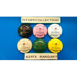 La série de 6 capsules de champagne HUSSON ROBERT (SIGNATURE)
