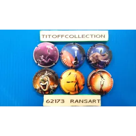 La série de 6 capsules de champagne HERBERT DIDIER (CIRQUE)