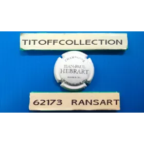 1 capsule de champagne HEBRART JEAN PAUL (BLANC ET NOIR)
