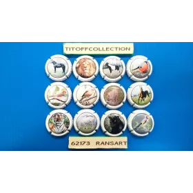 La série de 12 capsules de champagne LASNIER - HUYS 