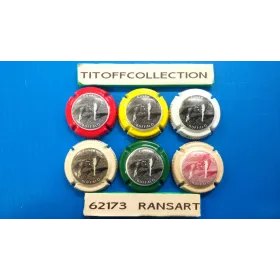 La série de 6 capsules de champagne LEGRAND - BROQUET (buffalo)