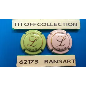 La série de 2 capsules de champagne LORIOT P. ET F