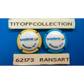 La série de 2 capsules de champagne LACOURTE - GUILLEMART (BREDENE 2014)