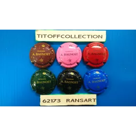 La série de 6 capsules de champagne BAGNOST A