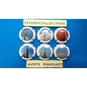 La série de 6 capsules de champagne PAULINE SEBASTIEN