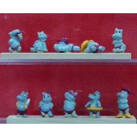 La serie Die happy hippos 1988 sans bande papier