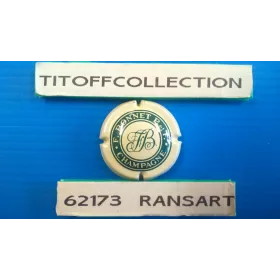 1 capsule de champagne BONNET P.ET.F (CRÉME ET VERT)