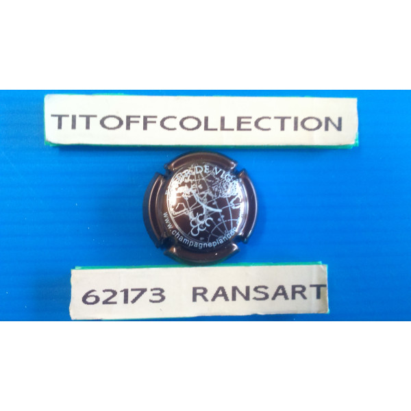 1 capsule de champagne PLANCON (MARRN ET ARGENT)