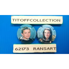 La série de 2 capsules de champagne WARIS HUBERT (PORTRAIT)