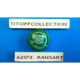 1 capsule de champagne DE BLEMOND (Vert et Blanc)