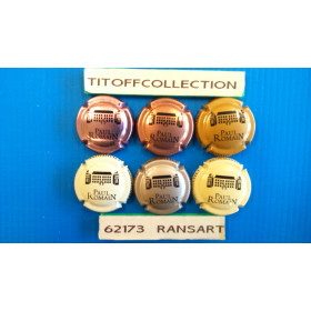 La série de 6 capsules de champagne ROMAIN PAUL 