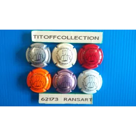La série de 6 capsules de champagne VIDAL RIGLET (Flûtes)