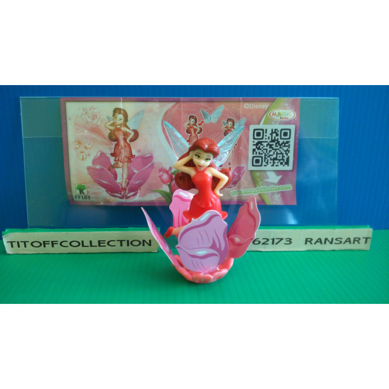 1 Figurine Kinder Disney Fairies 2014 - 2015 avec 1 BPZ ff183