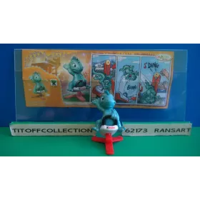 1 Figurine Kinder Funny Versary 2014 - 2015 avec 1 BPZ ff264