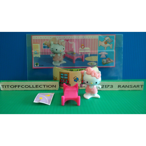 1 Figurine Kinder Hello Kitty 2014 - 2015 avec 1 BPZ ff330
